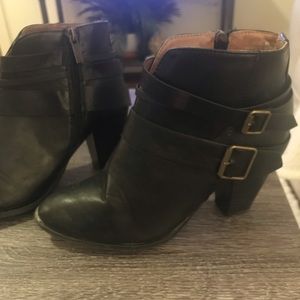 Black Heeled Booties
